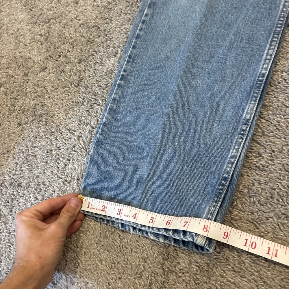Vintage Levis Jeans Mens 40x30 Blue Denim 505 Straight Leg Paper Tag 2001 Farm